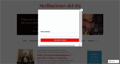 Desktop Screenshot of meditacionesdeldia.com